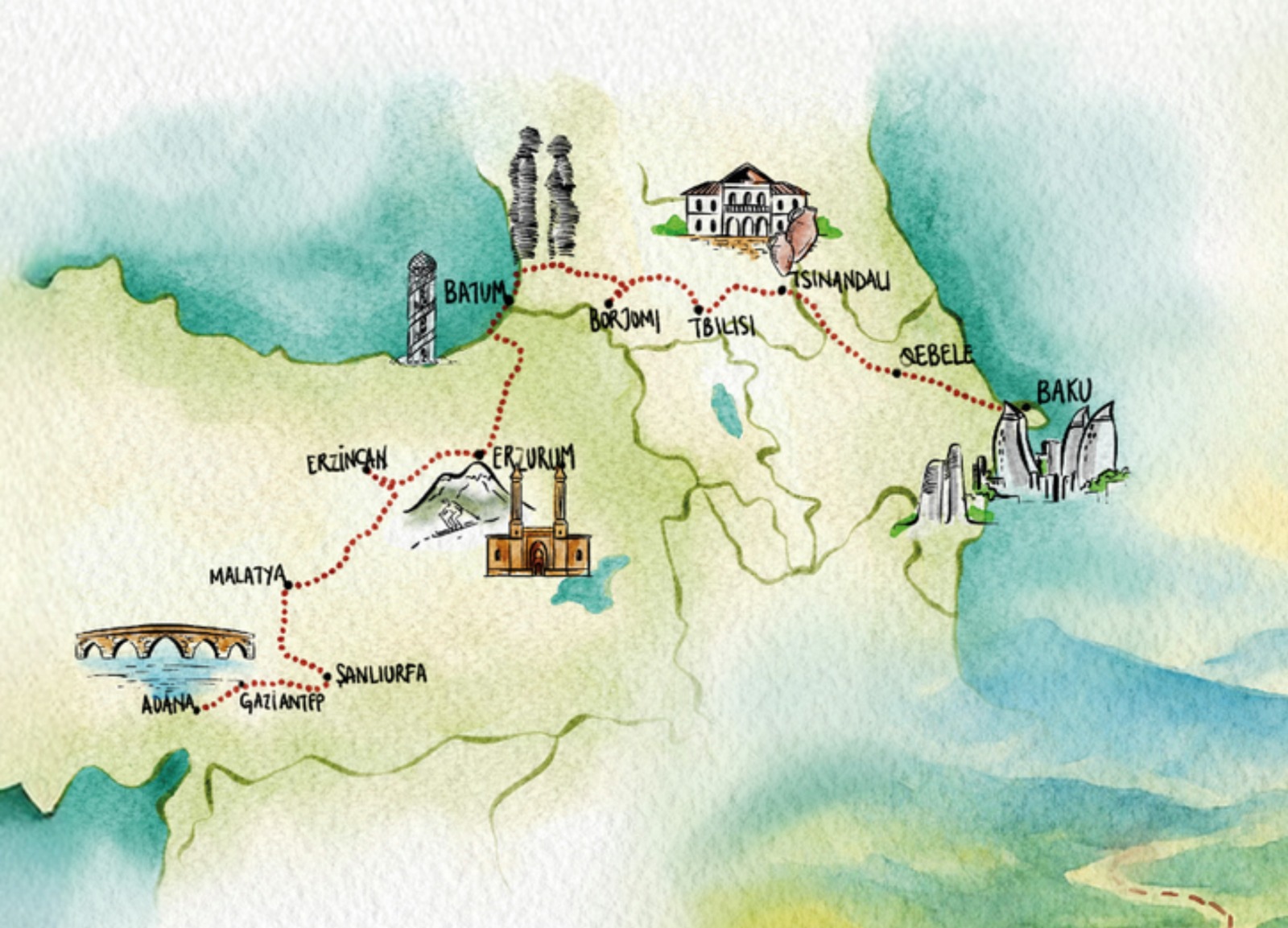 Silk Road Map